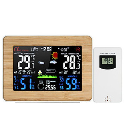 Trạm thời tiết không dây màng hình LCD