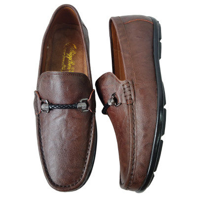 Giày Mọi Nam Da Bò Thật BIGGBEN Cao Cấp GM297