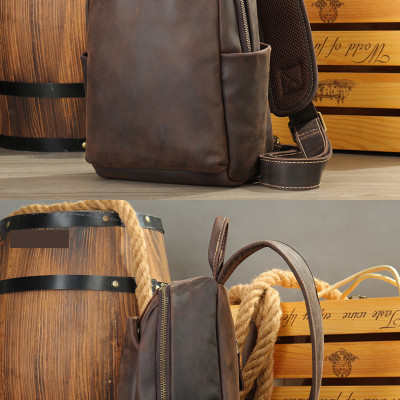 Túi đeo chéo nam DA BÒ THẬT phong cách mới  - BEE GEE DCN9297