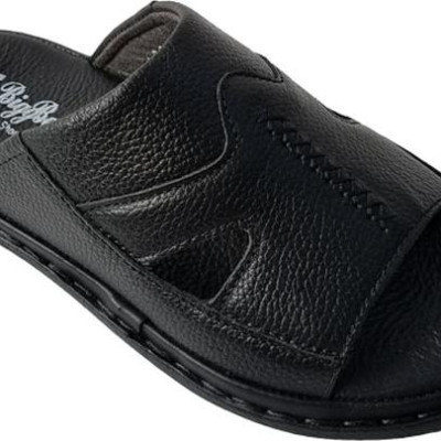 Dép Da Nam BIGGBEN May Viền Da Bò Thật Cao Cấp DN14