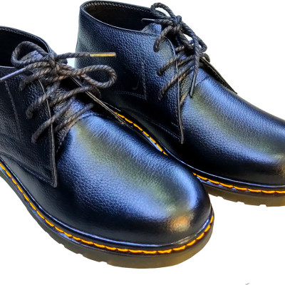 Giày boots nam cổ lửng HÀ NAM da bò thật đế đốc tờ cao cấp DT2020