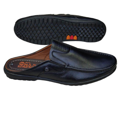 Dép Bít Mũi Nam Da Bò Thật TiTi ĐÔ Cao Cấp GSB2071d