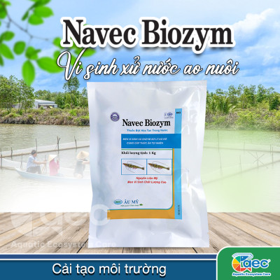 NAVEC BIOZYM – Chế phẩm vi sinh hỗ trợ cải thiện chất lượng nước và đáy ao nuôi tôm