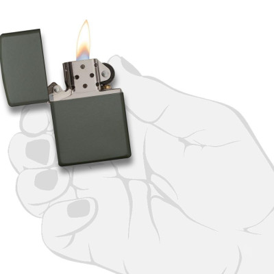 Bật Lửa Zippo Green Matte 221