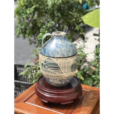 Bình Hoa Độc bản có quay gốm sứ thủ công biên hòa