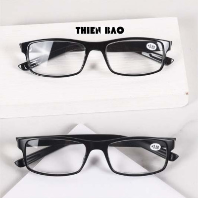 Kính lão thị , viễn thị loại cao cấp Đen Nhám cực đẹp, tròng chuẩn độ NAM NỮ Nhật bản loại I KVD034 hàng đẹp TR90