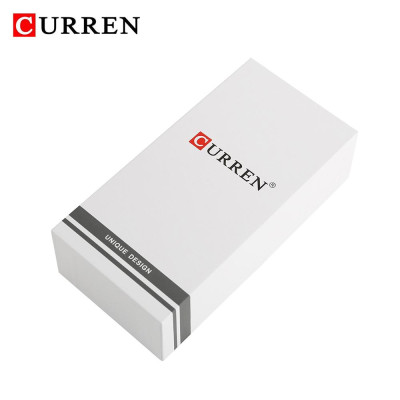 Đồng hồ CURREN có hộp quà tặng Phụ kiện dành cho nam giới nữ (Trắng)