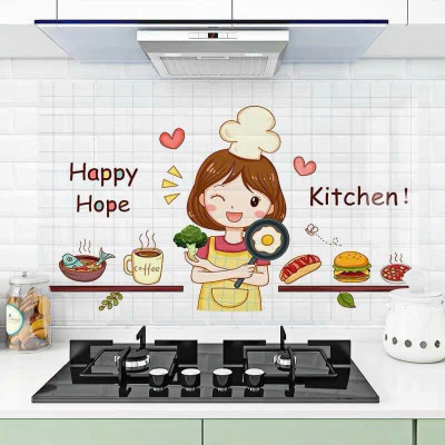 Giấy Dán Tường Cách Nhiệt, Chống Dầu Mỡ Dành Cho Bếp - Decal 3D Họa Tiết - HÀNG CHÍNH HÃNG MINIIN