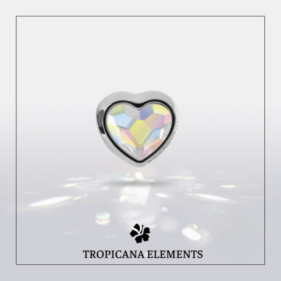 Vòng Tay Tropicana Phối Charm Swarovski Pha Lê Ngôi Sao Trái Tim