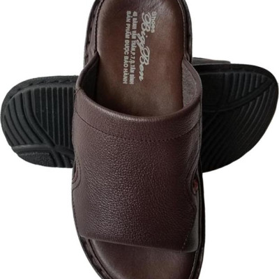 Dép Nam BIGGBEN Da Bò Thật Cao Cấp DN168