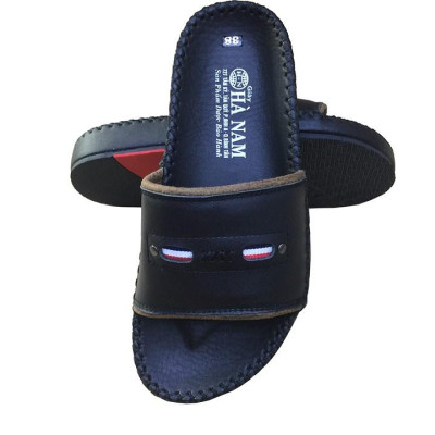 Dép Nam Quai Ngang Da Bò Thật TiTi ĐÔ Cao Cấp DN266d