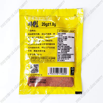 Thức Ăn Cá Bảy Màu - Cám Cá 7 Màu Gói 20g