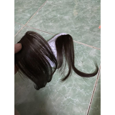 Tóc mái hất thật cao cấp 100% - 2 mái bay hất