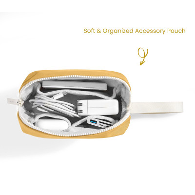 Túi Chống Sốc Tomtoc (USA) For Macbook Air/Pro 13inch Organized Corner Armor + Accessory Pouch A23 - Hàng Chính Hãng