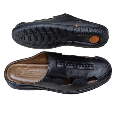 Dép Bít Mũi Nam HÀ NAM Da Bò Thật Cao Cấp GSB20109