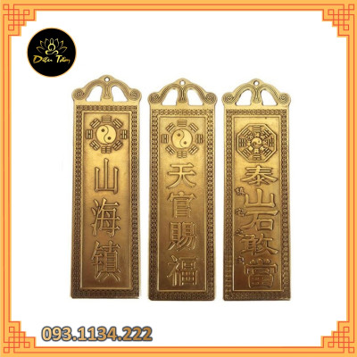 Thẻ Kim Bài đồng cao cấp trấn trạch - Đồng vàng