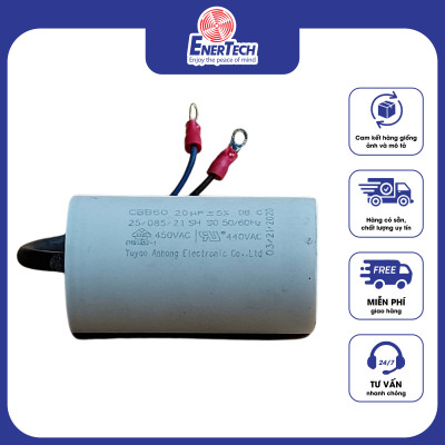 Tụ điện động cơ, motor điện 20uf, 30uf, 35uf, 40uf, 45uf, 50uf
