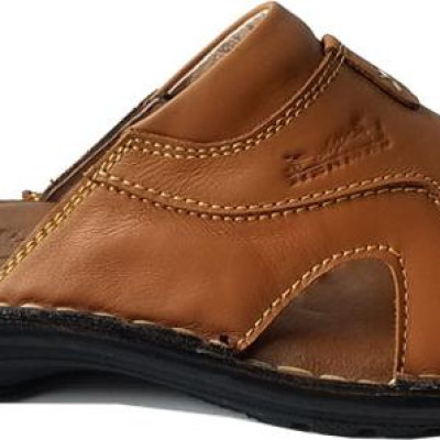 Dép Nam May Đế BIGGBEN Da Bò Thật DN155