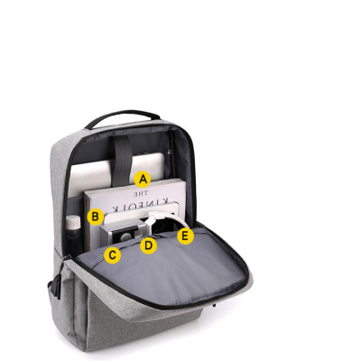 Balo Laptop Chống Sốc, Cặp Đựng Máy Tính Cá Nhân Đi Học, Đi Làm, Đi Chơi Có Cổng Sạc, Chống Thấm Nước 