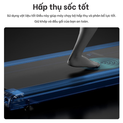 Máy chạy bộ TM310B- BLACK  thế hệ mới có điều khiển từ xa , máy đi bộ gia đình