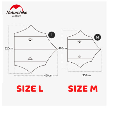 Tăng dã ngoại phủ bạc NatureHike NH16T012-S/NH16T013-S (phiên bản 2021)