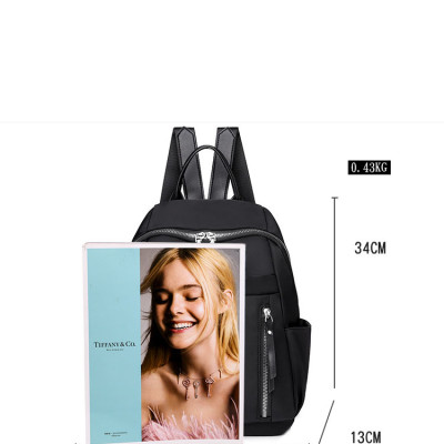 Balo Nữ Cao Cấp, Balo Nữ Dây Kéo Đôi Vải Oxford Chống Thấm, Nhiều Ngăn Rộng Rãi Tiện Dụng, Balo Đi Chơi, Du Lịch, Dã Ngoại