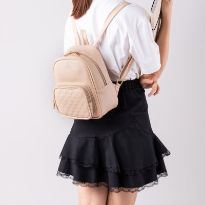 Balo nữ thời trang YUUMY YBA35 cách điệu họa tiết hình thoi trẻ trung, cá tính