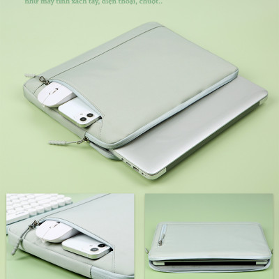 Túi Chống Sốc Laptop Cao Cấp Teement , Lót Trong Dày, Chống Xước, Chống Thấm Nước, Công Nghệ Giảm Chấn Bảo Vệ Laptop, Chống Va Đập Máy Tính An Toàn Hiệu Quả, Dành Cho Laptop ,13,14,15,15.6inch - Hàng Chính Hãng