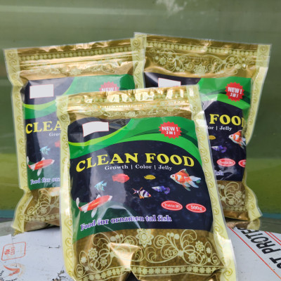 2 Gói Thức Ăn Cá Cảnh, cám Cá Koi hạt nhỡ 3mm (Cho cá size 8cm trở lên) - Nhanh lên size, lên màu, tăng cường sức đề kháng 500Gr