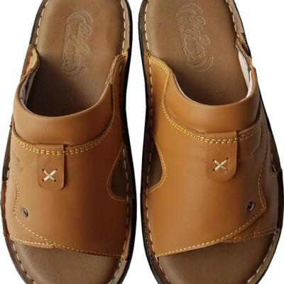 Dép Nam May Đế BIGGBEN Da Bò Thật DN155