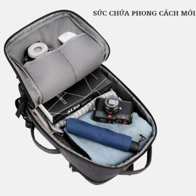 Ba lô thông minh đa năng siêu cao cấp nam sạc USB tiện dụng chứa máy tính 14 đến 17 inh