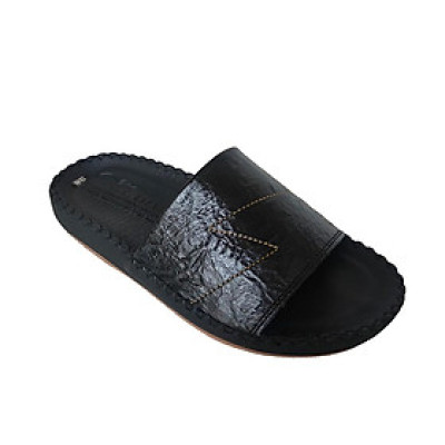 Dép Nam Quai Ngang Da Bò Thật TITI ĐÔ Cao Cấp DNA2170d