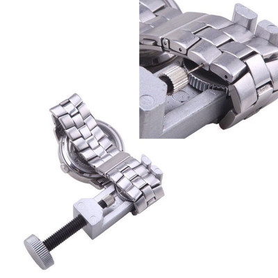 Bộ Phụ Kiện Dụng Cụ Sửa Chữa Đồng Hồ 16 Món + 1 Cắt Mắt Kim Loại Gỡ Mắc Tháo Dây Thay Pin Chuyên Dụng  ( Gồm tô tua vít, van cậy nắp đáy, dao nậy mở, búa 2 đầu nhựa sắt, khung đục giữ chốt, nhíp... )