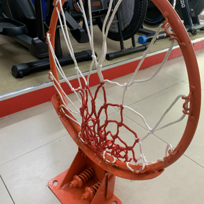 Vành rổ thi đấu tiêu chuẩn phi 45cm nặng 7.5kg chắc chắn từ sắt đặc 2cm và có lò xo đàn hồi chống rung