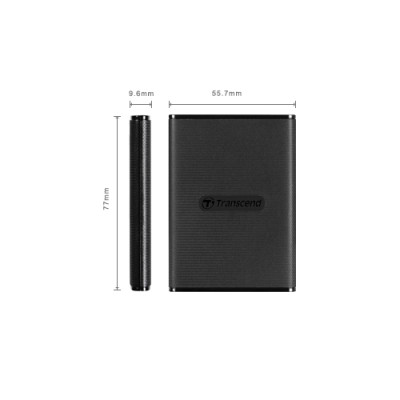 Ổ cứng gắn ngoài SSD Transcend ESD270C 250GB/500GB/1TB/2TB USB 3.1 Gen 2 type C – Hàng Chính Hãng