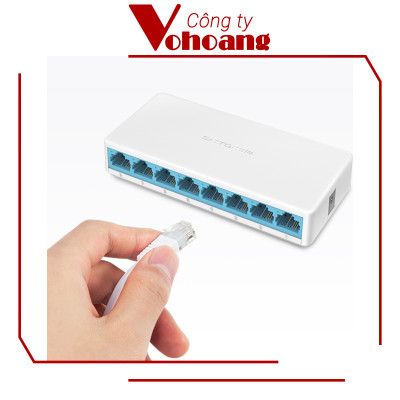 Bộ chia mạng 5/ 8 cổng switch 5/ 8 port 10/100Mbps chia tín hiệu lan Mercusys MS105 MS108 - Hàng chính hãng