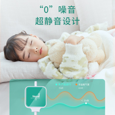 Máy sủi oxy mini siêu êm Nepall - Sục khí oxy siêu êm phù hợp để phòng ngủ - sủi Nepall cho bể cá cảnh- hồ thủy sinh