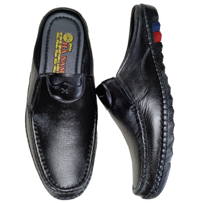 Giày Sục Nam HA NAM Da Bò Thật Cao Cấp GSB20173