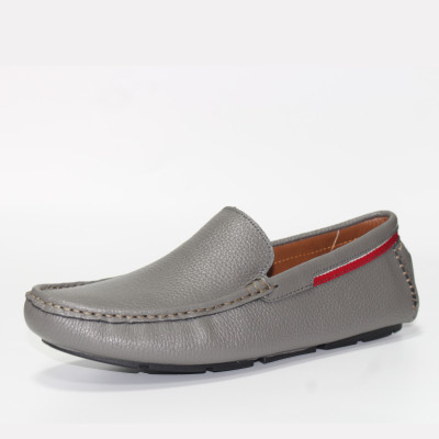 Giày MICHILUX Da Bò Thật Chính Hãng Classic Moccasin CSMS0 Màu Xám