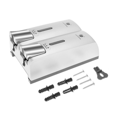 Hộp đựng dầu gội treo tường 2 ngăn bằng chất liệu ABS