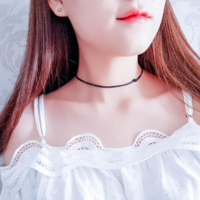 Vòng cổ choker tattoo V66 dây đơn giản