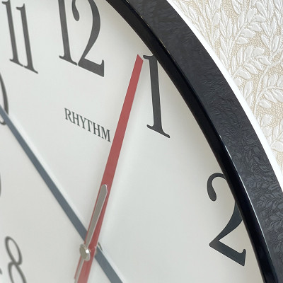 Đồng hồ Rhythm CMG619NR02- Kt 30.5 x 3.5cm, 630g, Vỏ nhựa. Dùng Pin.