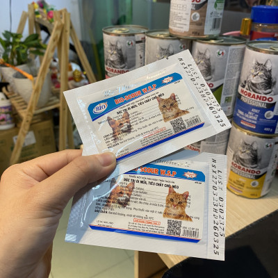 Men Hỗ Trợ Tiêu Hóa Bio Dành Cho Chó Mèo 5g