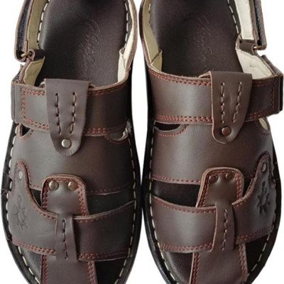 Sandal Nam Bít Mũi BIGGBEN Da Bò Thật SD45