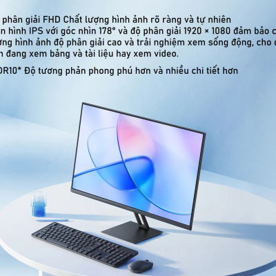 Màn hình máy tính Xiaomi 27inch Tấm nền IPS 1080P Chuẩn Vesa A27i - Hàng chính hãng