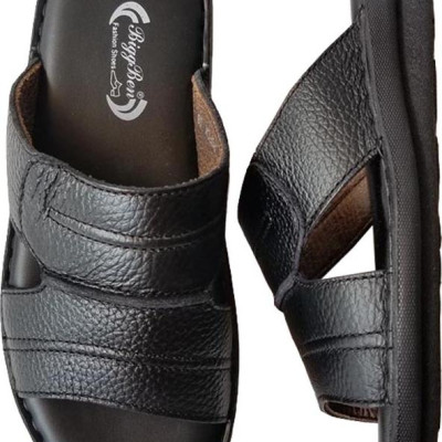 Dép Nam BIGGBEN Da Bò Thật Cao Cấp DN195