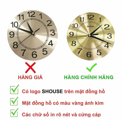 Đồng Hồ Trang Trí Treo Tường Nghệ Thuật Cao Cấp Shouse A23 hiện đại 3D kích cỡ lớn đẹp kim trôi treo phòng khách