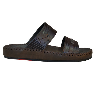 Dép Nam Quai Ngang HÀ NAM Da Bò Thật Cao Cấp DNA2080