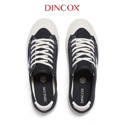 New Arrivals | Giày Vải Thể Thao Nam DINCOX DC42 Black Chất Liệu Canvas Cao Cấp, Thiết Kế Trẻ Trung