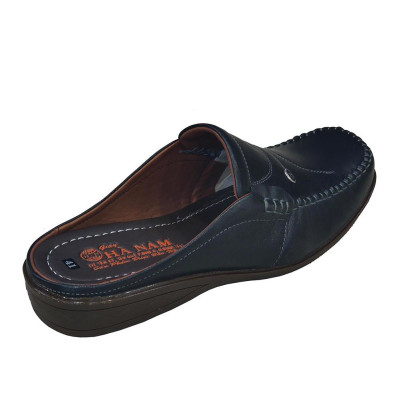 Dép Bít Mũi Nam Da Bò Thật TiTi ĐÔ Cao Cấp GSB2102d